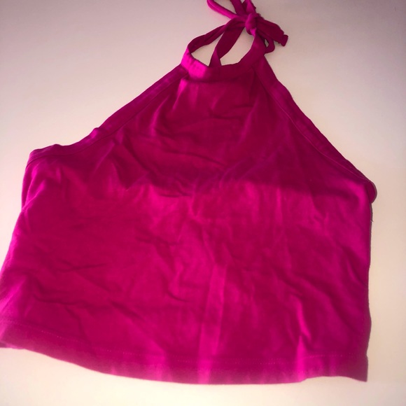 Pink halter top - Picture 1 of 2